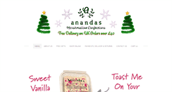 Desktop Screenshot of anandafoods.co.uk