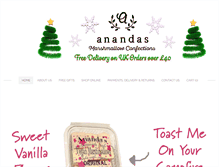 Tablet Screenshot of anandafoods.co.uk